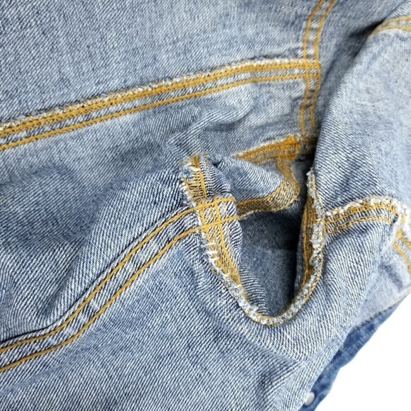 Polo Ralph Lauren Button Down Denim Trucker Saturday Jean Jacket Womens Small - Picture 7 of 9